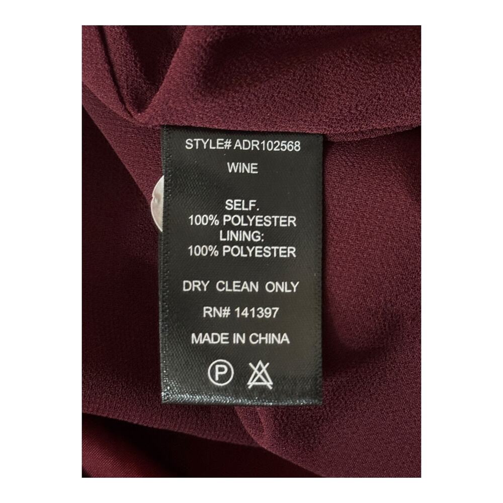 ASTR The Label dress Satin Scarf Mini Skater satin Red size Large L - Picture 7 of 7